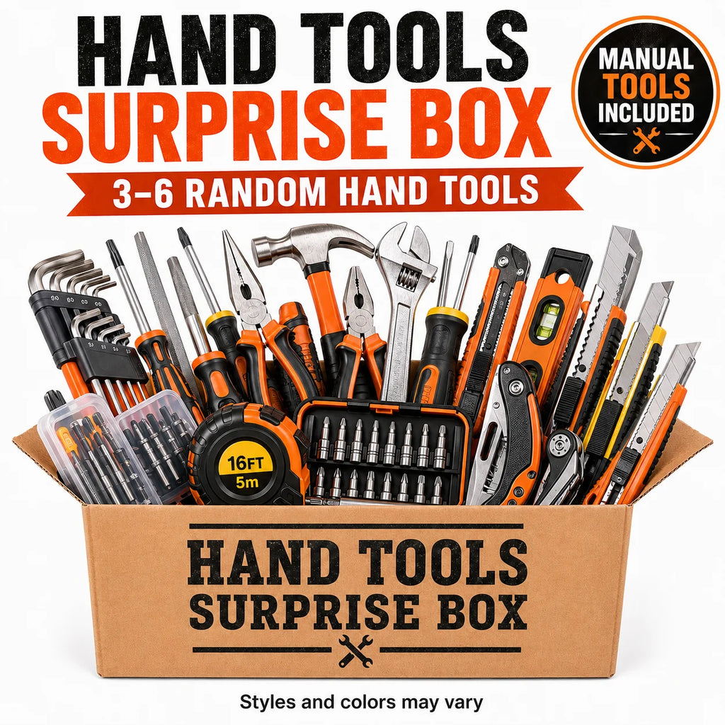 Hand Tools Surprise Box, 3–6 Random DIY Tools Set, Home Repair & Utility Tool Kit Bundle
