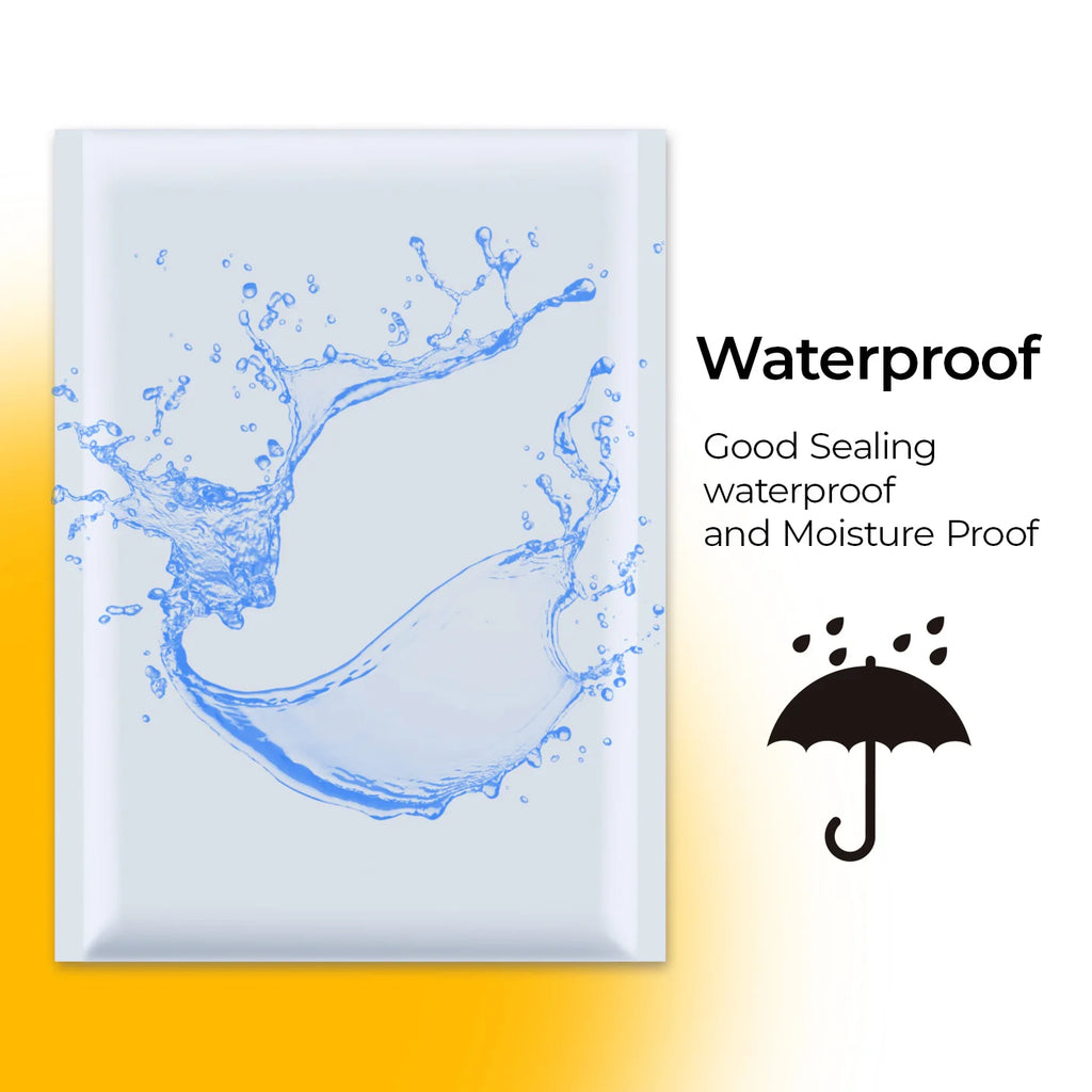 Made in USA 250 Pcs #0 6x10 Waterproof Poly Bubble Mailers Padded Envelopes Lightweight Durable Shipping Bags Wholesale Price