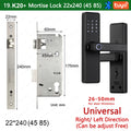 RAYKUBE K20 9-language Biometric Fingerprint Door Lock Electronic Door Lock with  Tuya APP/IC Card/Password/ Key Unlock