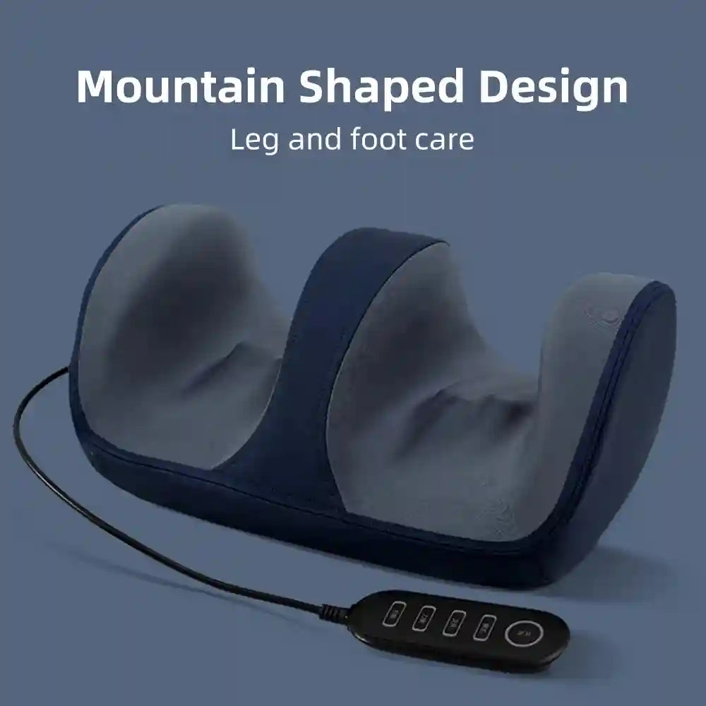 Electric Foot Massager with Heat - Shiatsu Deep Tissue Kneading Roller Blue Massage Roller Tidesmit