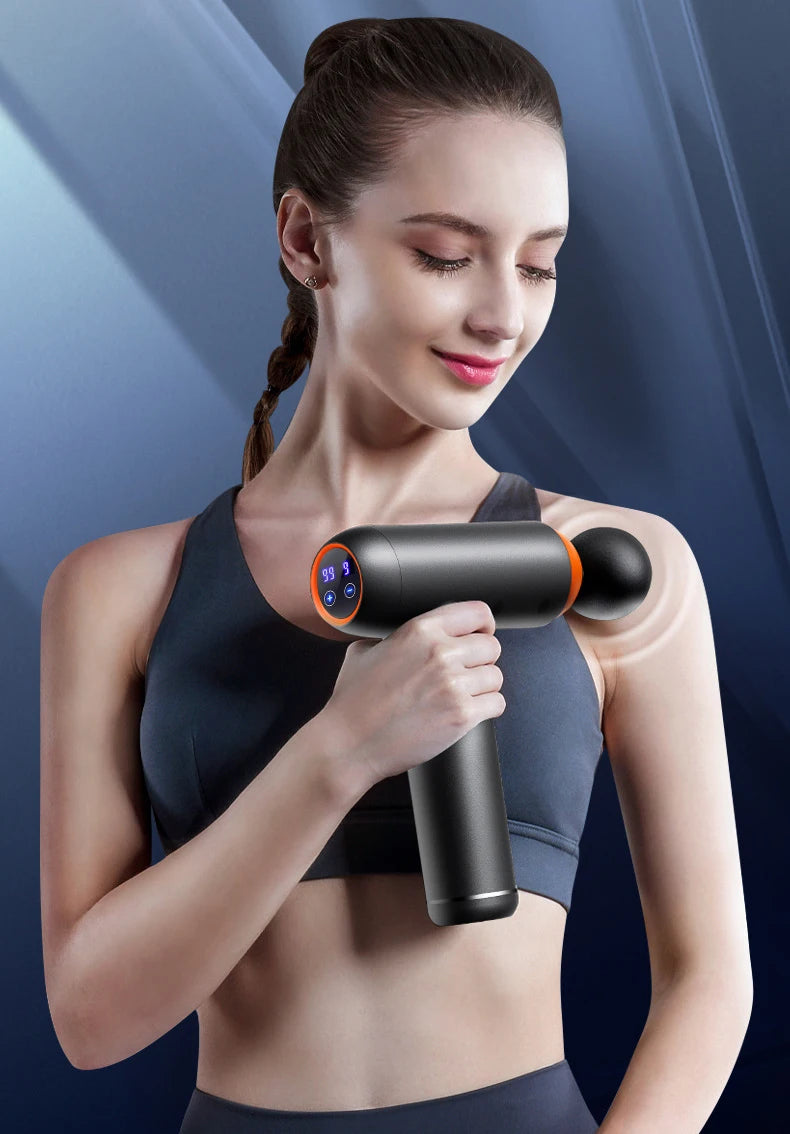 Tidesmit Percussive Therapy Massage Gun - Deep Tissue Muscle Recovery Fascia Gun Tidesmit