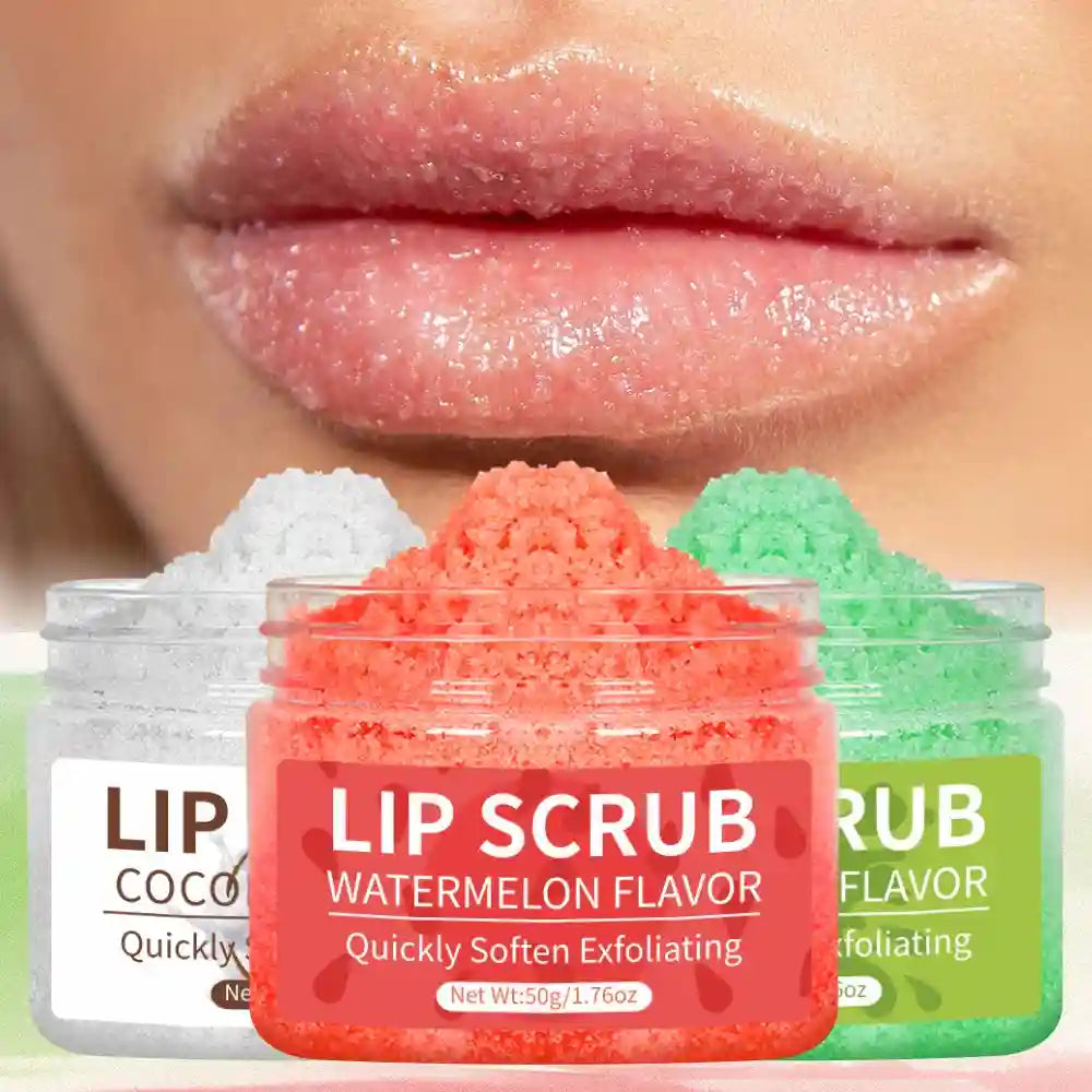Fruit Lip Scrub Exfoliator - 50g Gentle Moisturizing Lip Treatment Lip Care Tidesmit