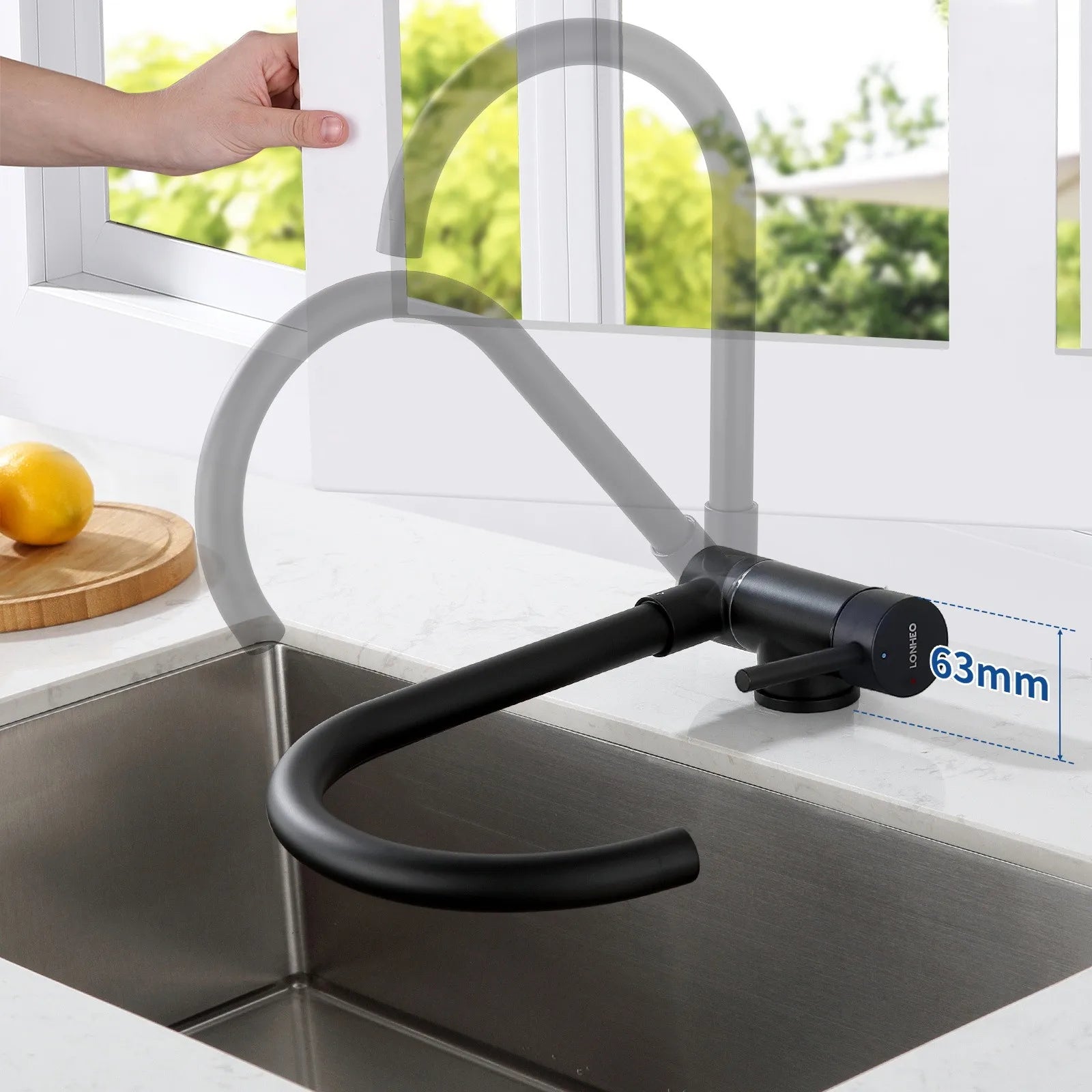 Foldable Kitchen Figot for Stainless Steel Window, Black Kitchen Fit Fit, Kitchen Fit Fit For °