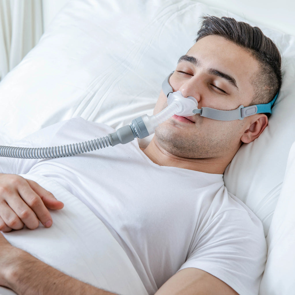 BMC P2H M1 MINI CPAP Mask with Waterless Humidification Filter Elements S/M/L Full Sizes Nasal Pillows Mask Sleep Apnea Light