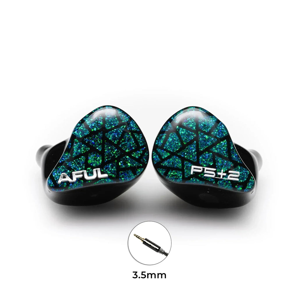 AFUL Performer 5+2 / Performer 7 2DD+4BA+1Micro Planar In Ear Monitor Earphones HiFi Wired Hybrid Headphone Music IEMs| HiFiGo P7-3.5mm Tidesmit
