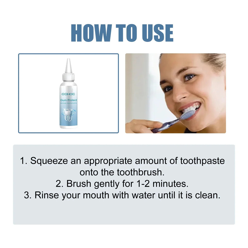 Tidesmit EELHOE gingival repair toothpaste for teeth whitening and effective plaque stain removal gum therapy