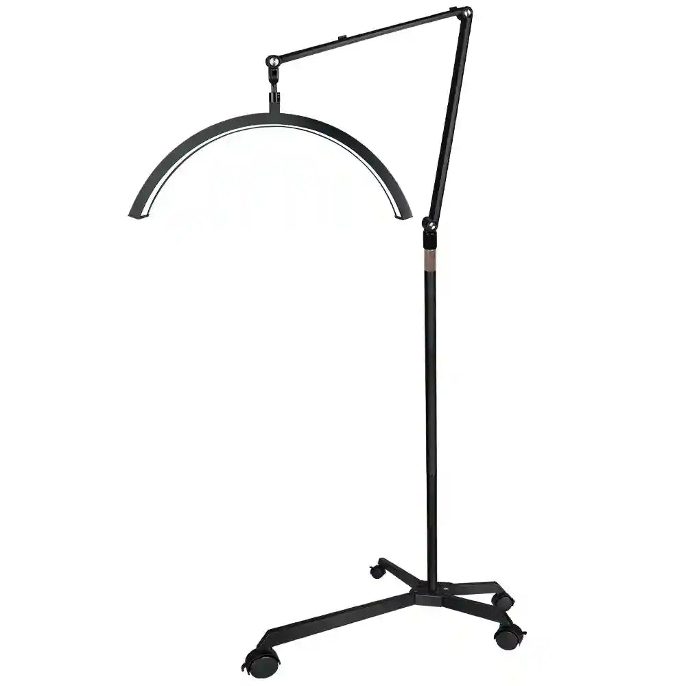 Half Moon LED Floor Light | Adjustable Beauty Lamp for Content Creators Tidesmit