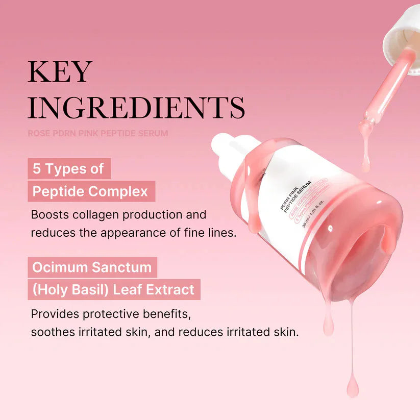 Niacinamide PDRN Pink Salmon Peptide Serum – Targets Dark Spots & Uneven Tone Hydrates Firms Smooths Fine Lines Daily Radiance