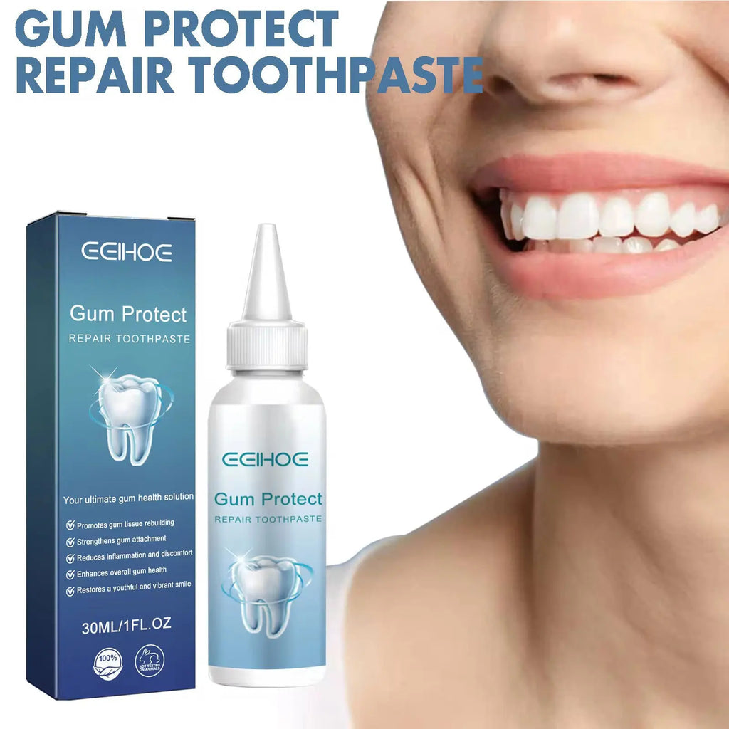 Tidesmit EELHOE gingival repair toothpaste for teeth whitening, plaque removal, and gum care therapy.