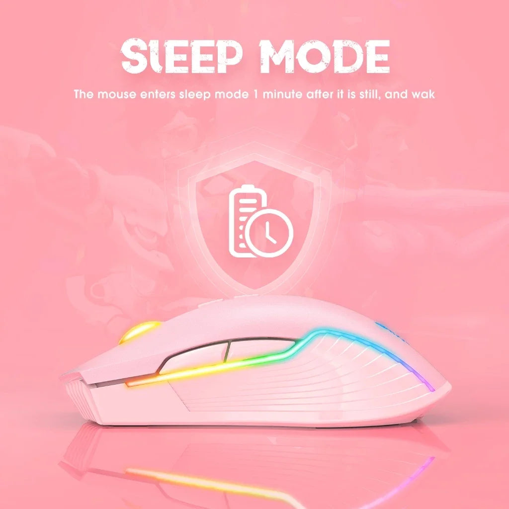 Onikuma Cw905 Wireless 2.4g Mouse Mode Rgb Lighting Mechanical Adjustable Dpi Gaming Mouse