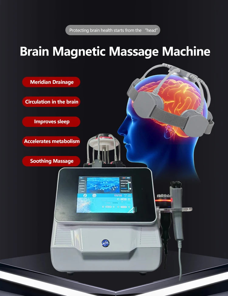Transcranial Magnetic Stimulation Device - Home Brain Wellness Therapy Massage Chairs Tidesmit