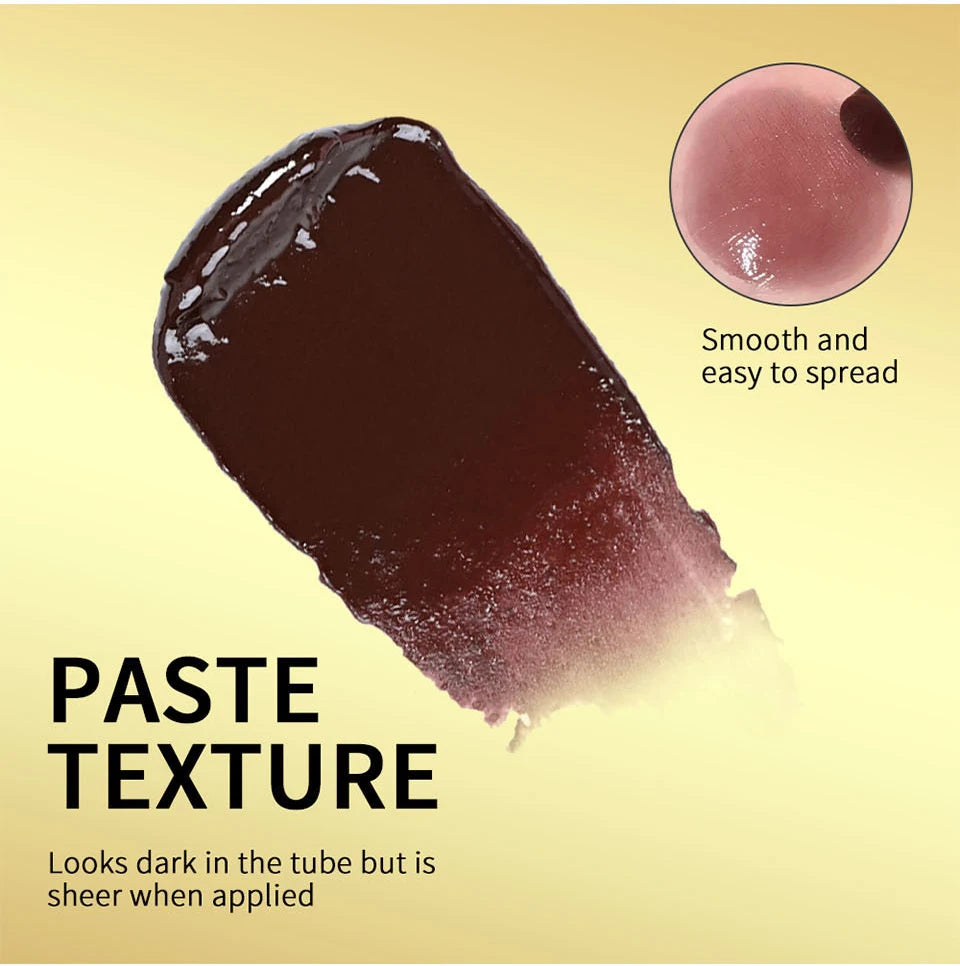Moisturizing honey lip balm swatch with smooth, sheer texture that applies as a natural tint for plump, nourished lips.