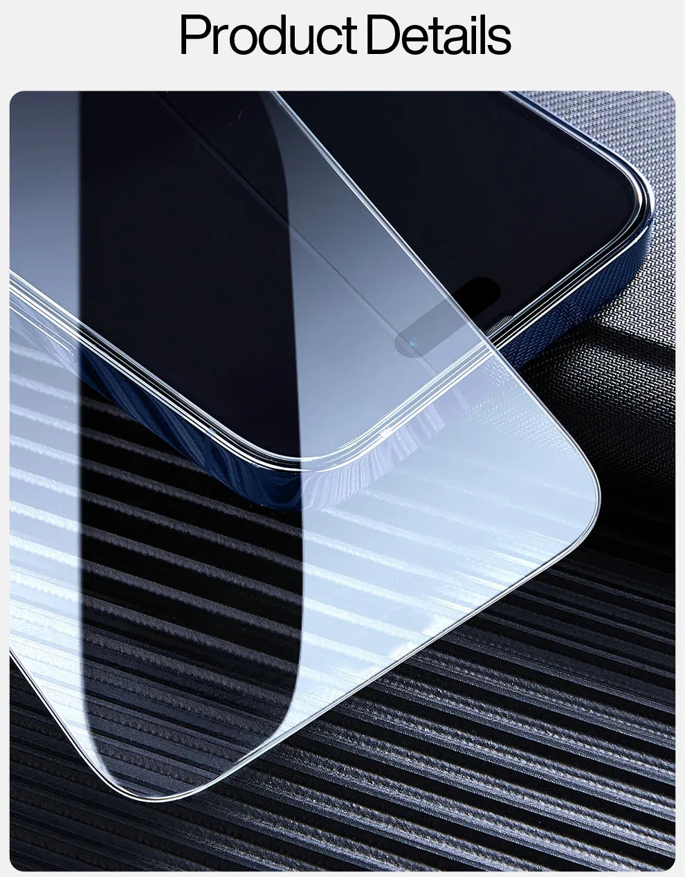 iPhone Screen Protector - 9H Hardness Tempered Glass for iPhone Series Tidesmit