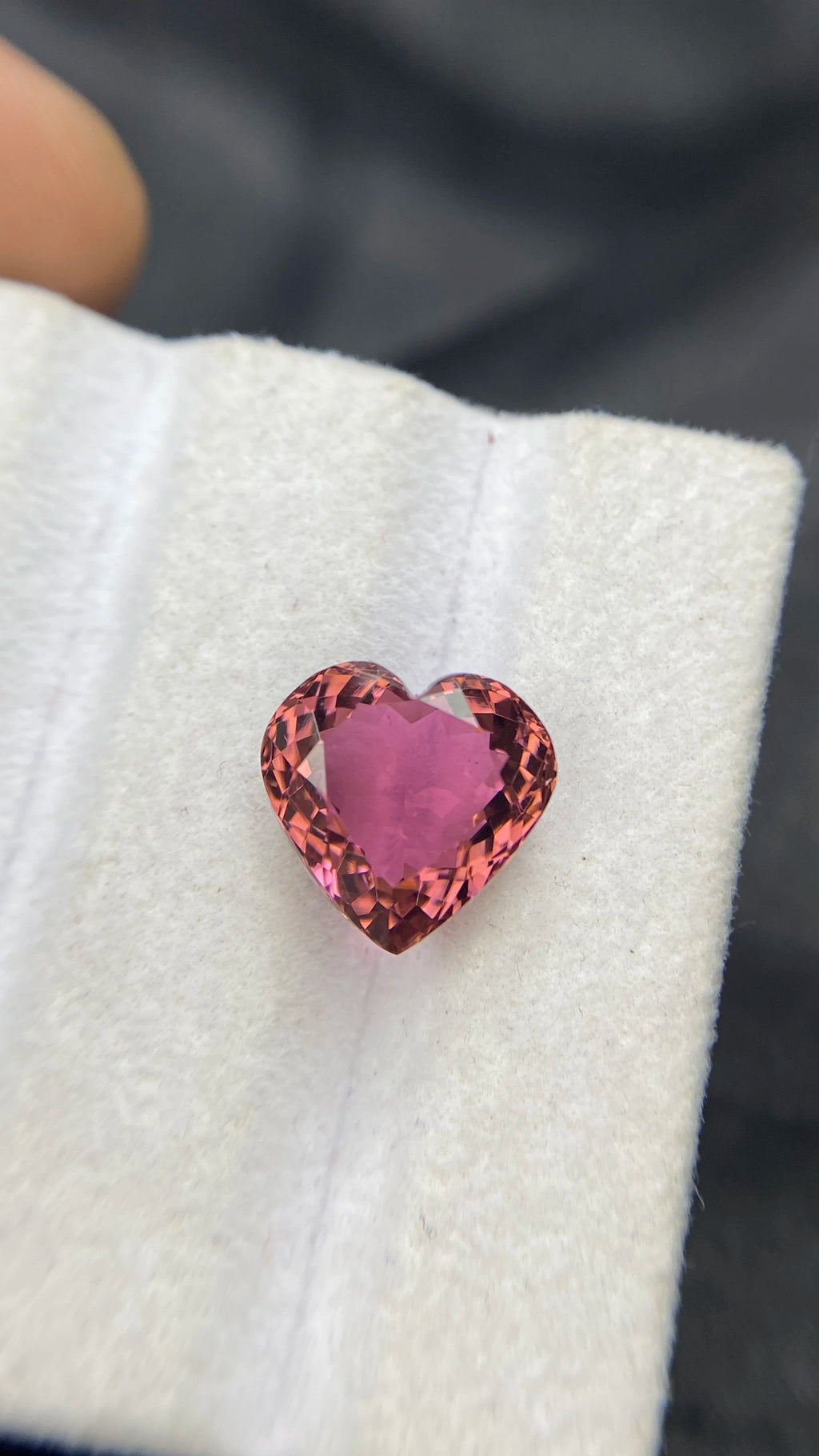 Certified Natural Tourmaline Heart Shape Cut Stone Rare Shade With Excellent Color Quality 5.92 Carat Loupe Clean Loose Gemstone