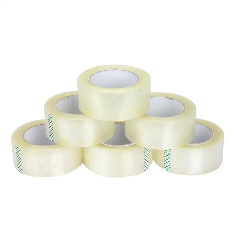 1.88 Inch X 60 Yards/Roll Heavy Duty Clear Adhesive Tape Industrial Strength Waterproof Packaging for Shipping Storage-Home