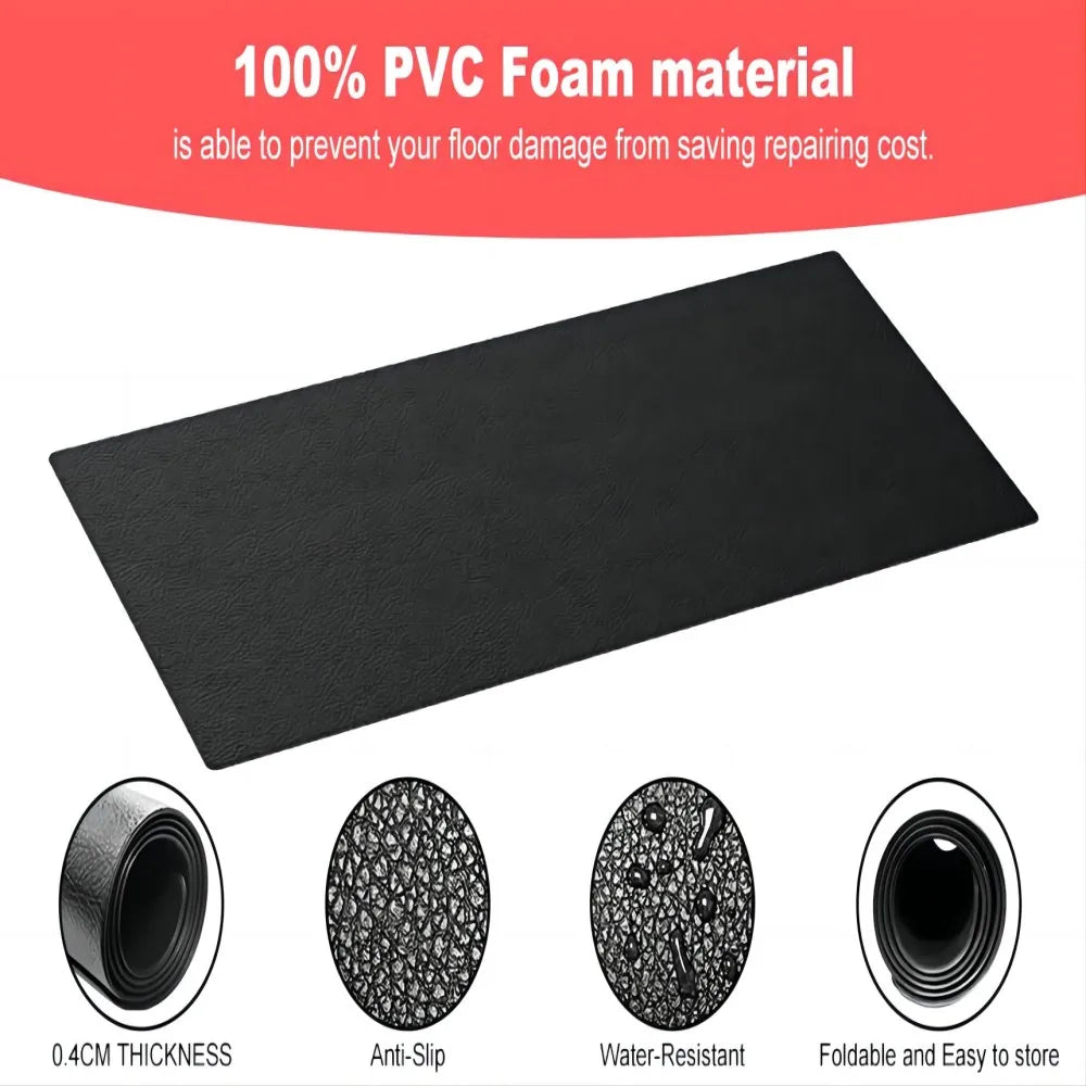 Treadmill Mat Yoga Mat Exercise Equipment Mat Heavy-Duty Protective Floor Mat for Under Stationary Bike Spin Bike Fitness