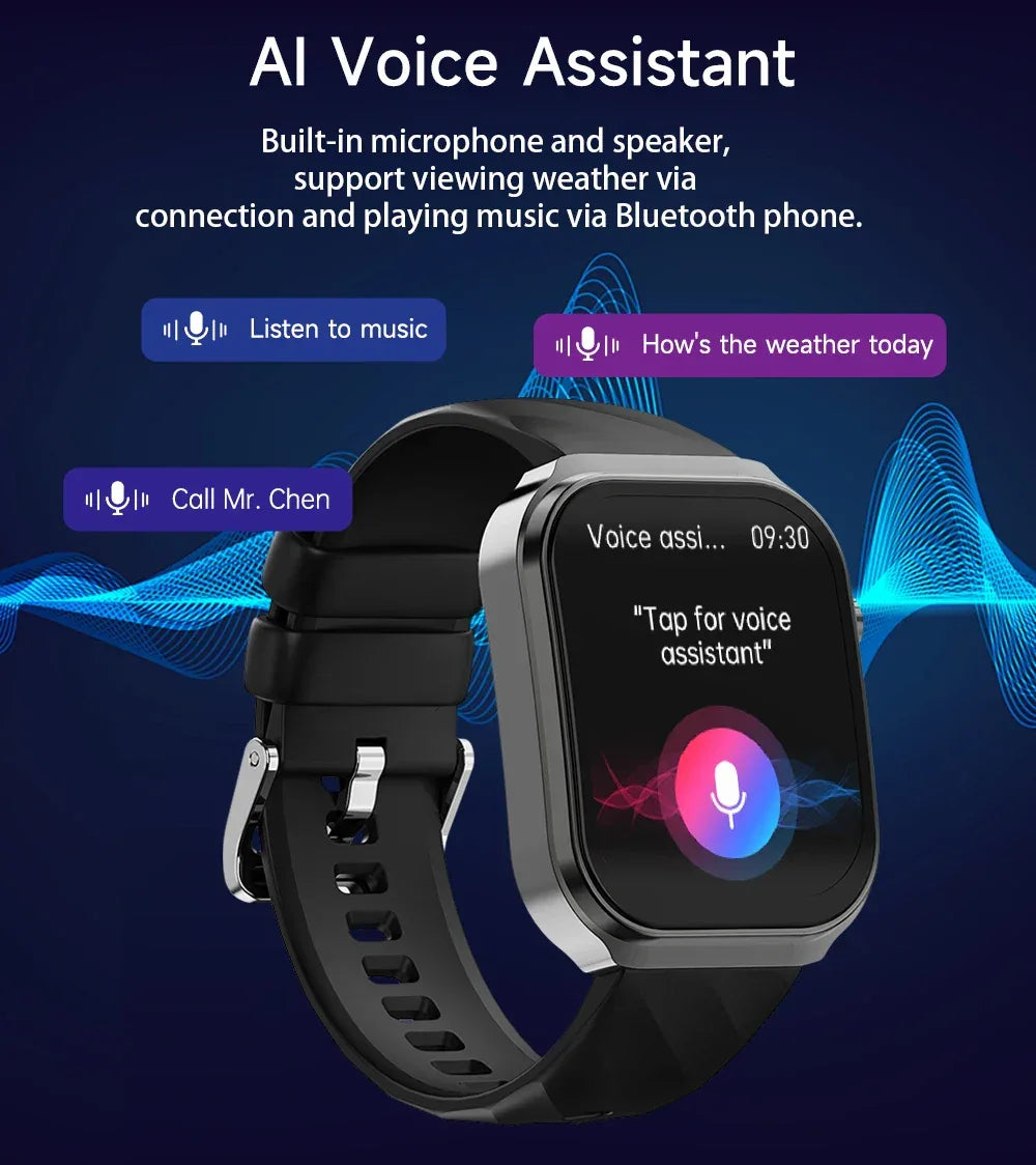 U13 Smartwatch with Body Temperature and Bluetooth Calling - Black Gold My Store