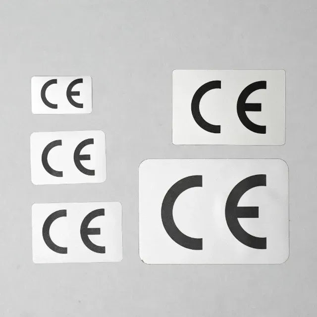 CE Certified Heat-Resistant Industrial Label Sticker Set with 3M Adhesive - Angle/Detail 3