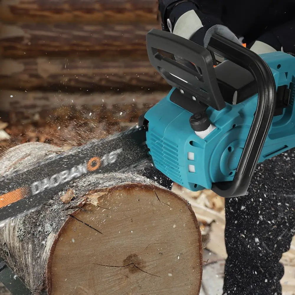 3500W Brushless Electric Chainsaw Cordless Pruning Woodworking Power Tool Handheld Garden Cutter 16Inch For Makita Battery