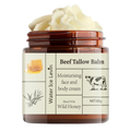 60g Beef Tallow Cream Deeply Moisturizing, Brightening, Anti-Wrinkle, Grass-Fed Beef Butter, Wild Honey, Facial and Body Lotion, Skincare, Rich in Vitamins