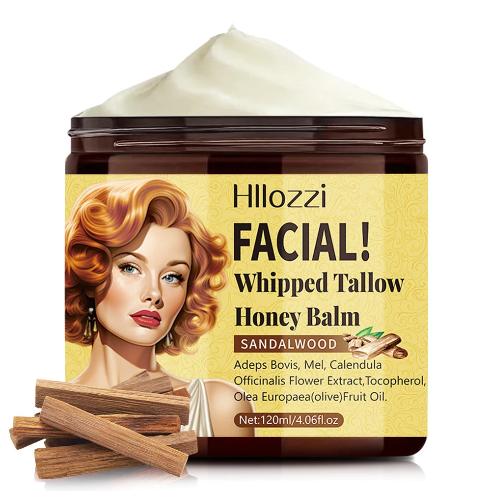Whipped Tallow Cream, Moisturizing Face and Body Lotion, Skin Care, Lip Balm, Moisturizing,