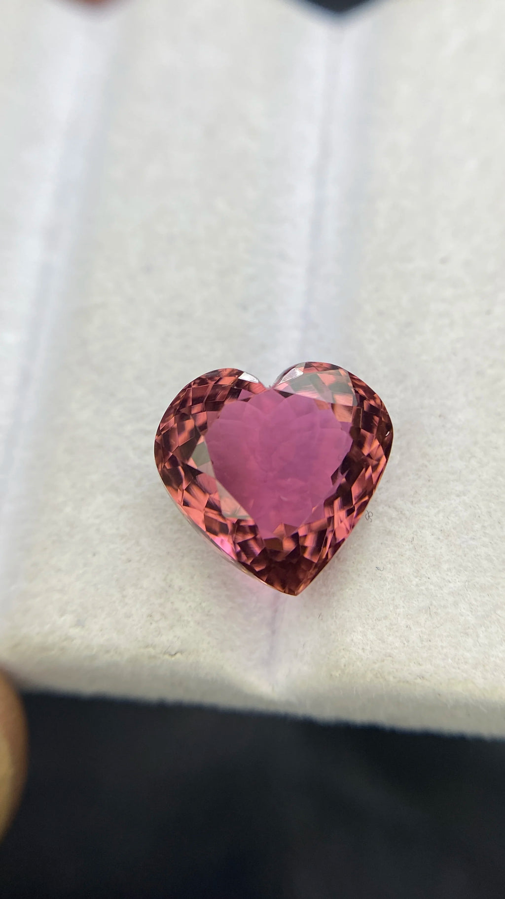 Certified Natural Tourmaline Heart Shape Cut Stone Rare Shade With Excellent Color Quality 5.92 Carat Loupe Clean Loose Gemstone