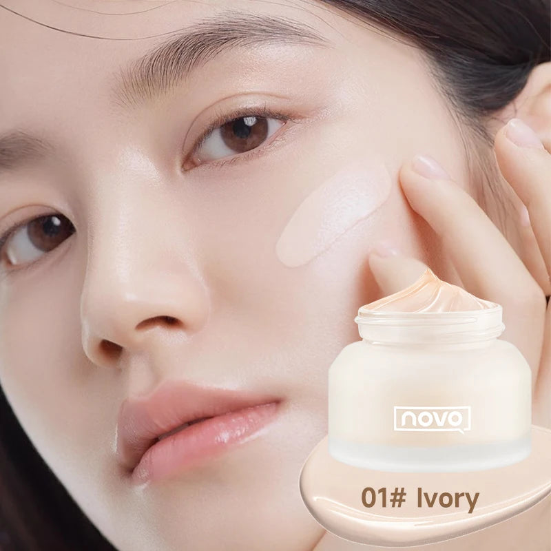 Tidesmit long lasting matte foundation and BB cream texture showing full coverage oil control and waterproof finish