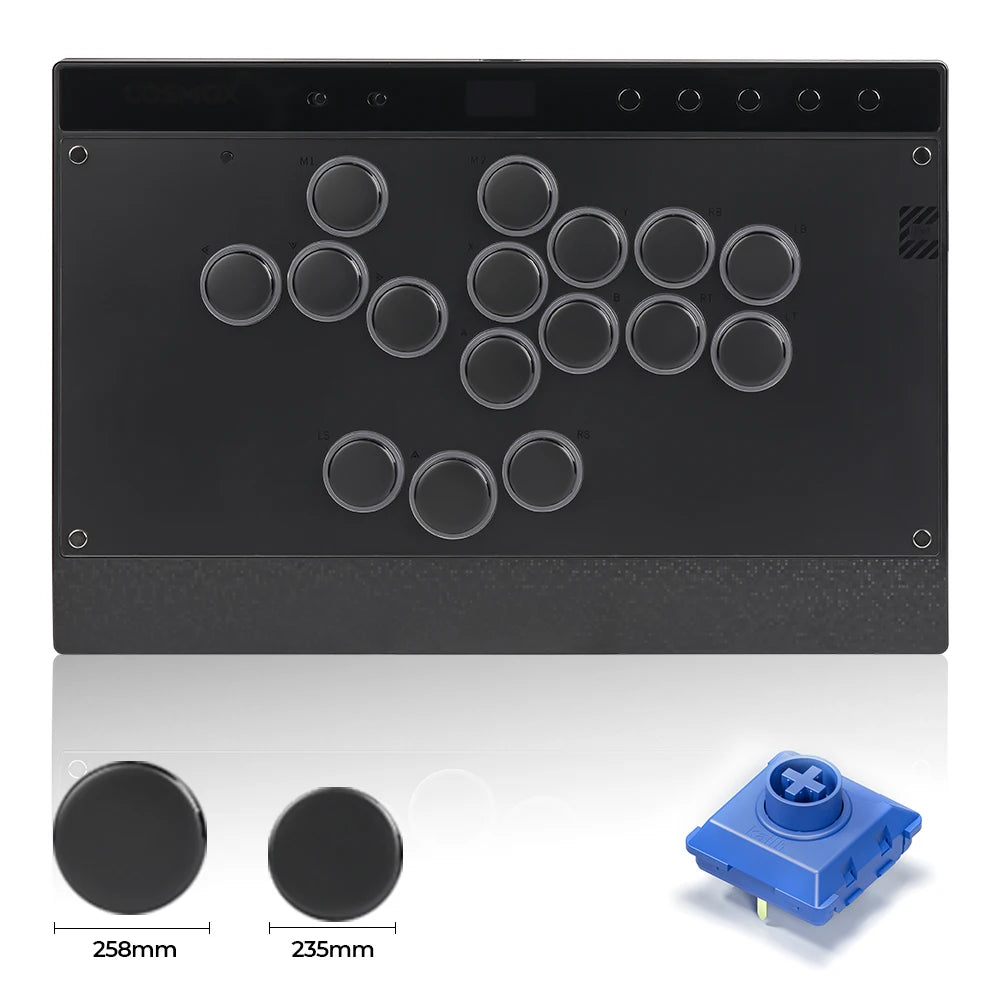 Haute42 C16 Magnetic Leverless Hitbox Controller Stickless Arcade Controller Keyboard For PC/ PS5/PS4 Hitbox Fighting Stick
