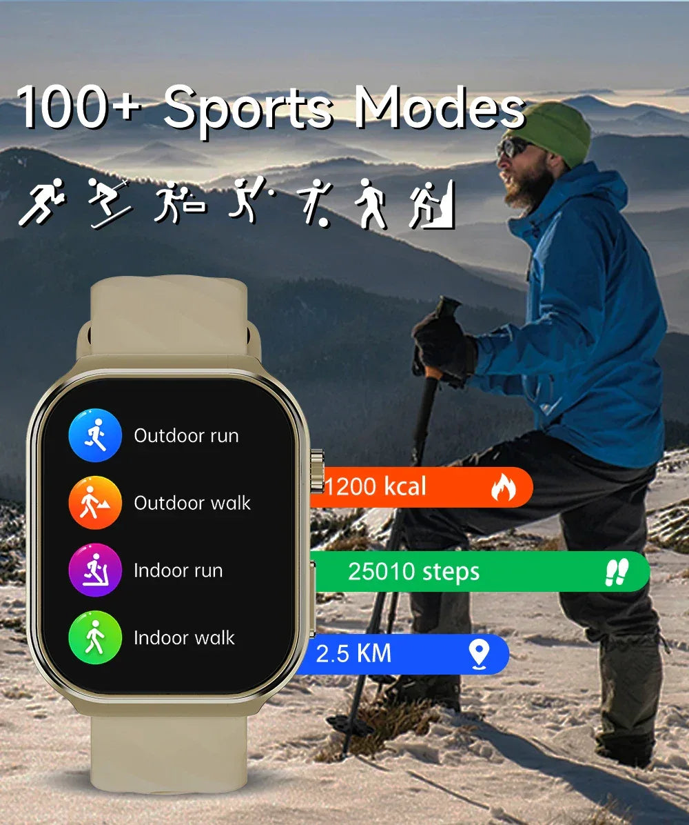 U13 Smartwatch with Body Temperature and Bluetooth Calling - Black Gold My Store