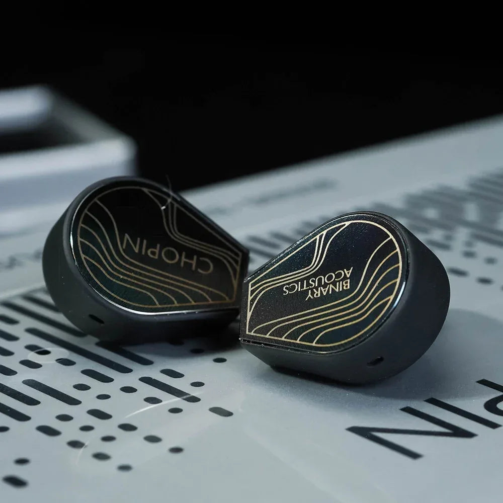 Binary Gizaudio Chopin IEMs | 1DD+3BA Hybrid HiFi Earphones | Tidesmit Tidesmit