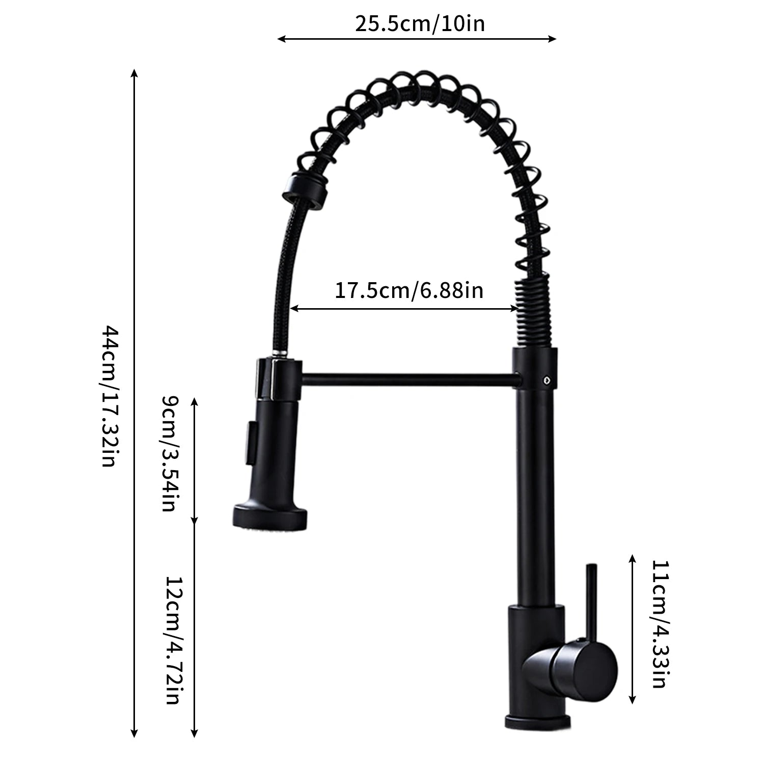 Solid Brass Kitchen Sink Faucet Drip Free Ceramic Valve Swivel Spout Design, Hot and Cold Water Mixer Tap Complete Accessories for Home Kitchen