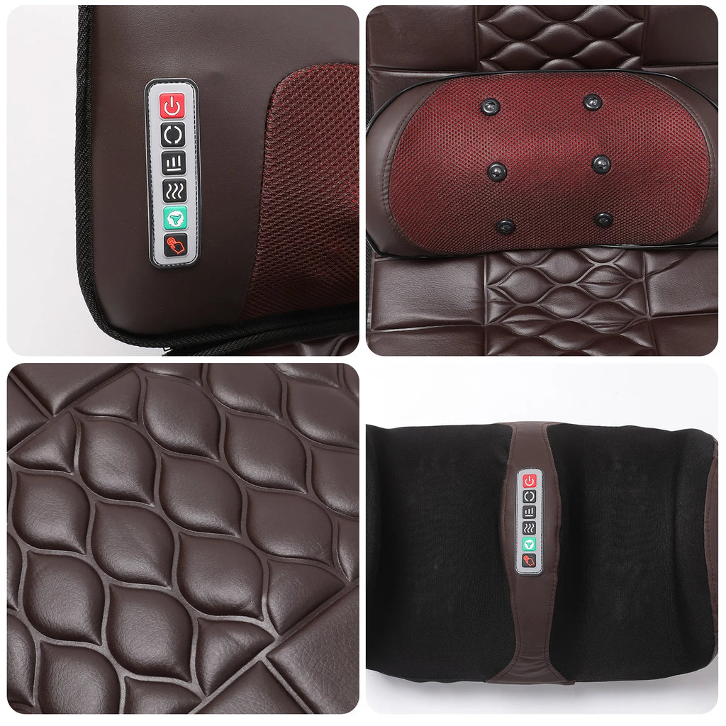 Full Body Electric Massage Mattress with Heat Therapy & Airbags Massage Cushion Tidesmit