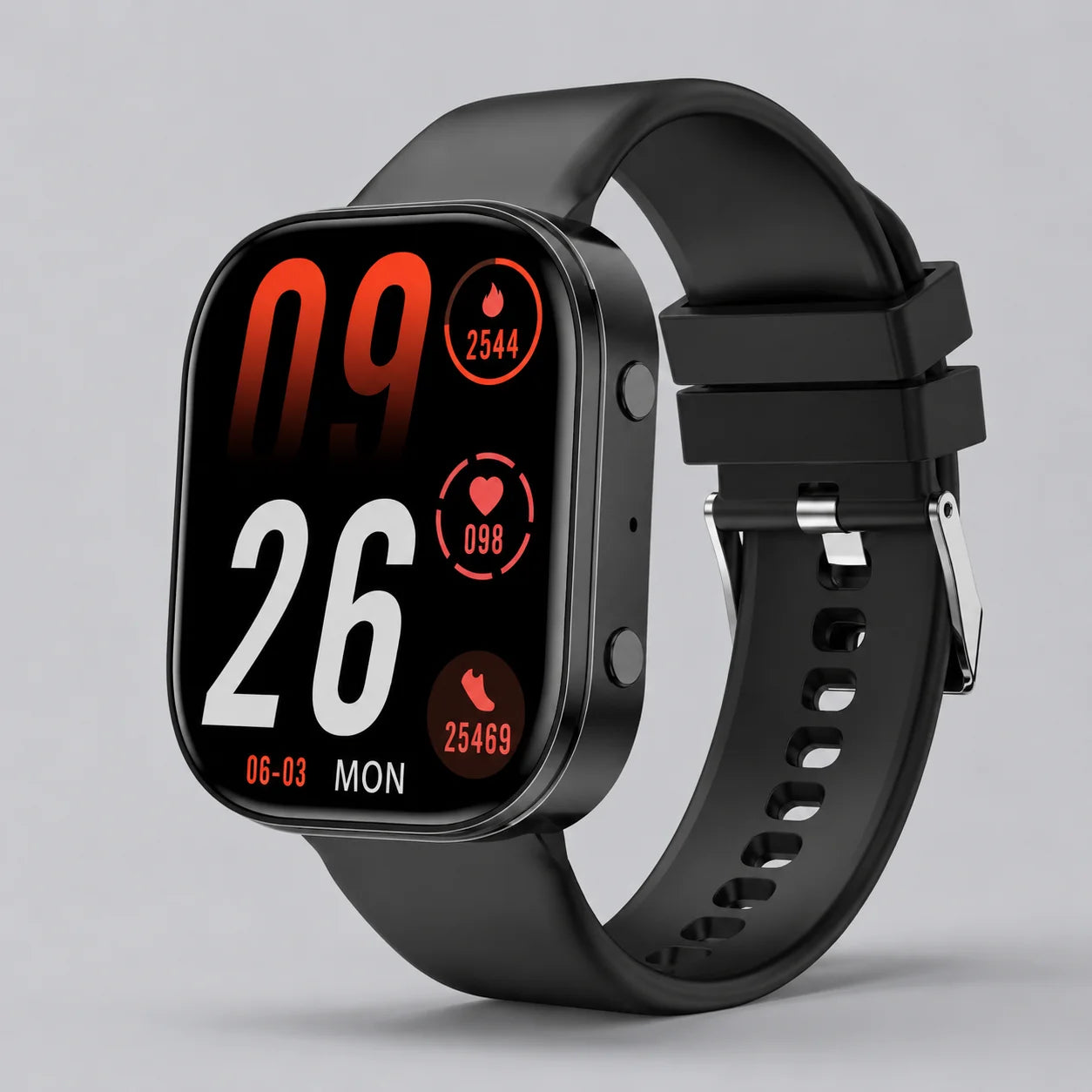 Men Smart Watch 1.88 Inch HD TFT Large Screen Bluetooth Dial Answer Call IP68 Waterproof Fitness Tracker 24H Sleep Health Monitor DIY Custom Watch Faces Multi Sports Modes Ultra Long Standby Smartwatch For Android IOS