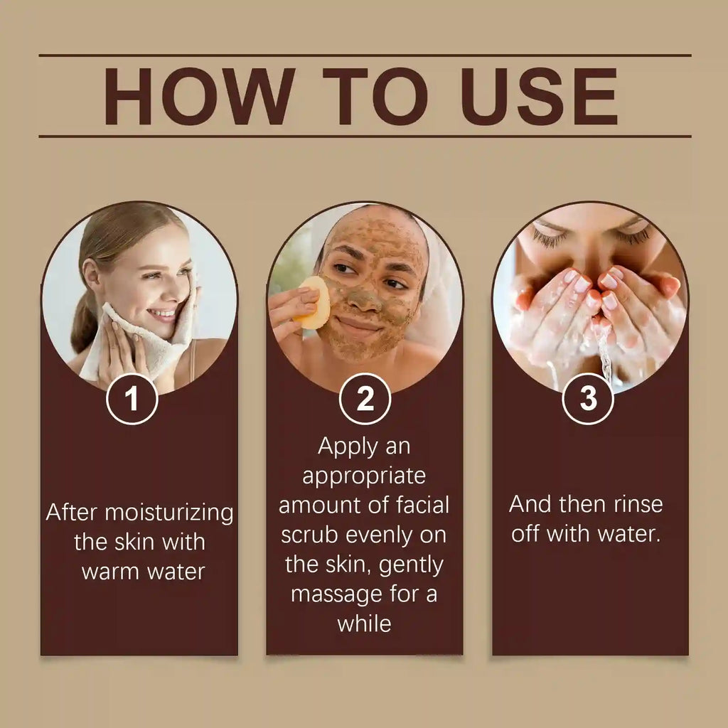 Face Exfoliating Scrub for Acne - Deep Pore Cleansing & Brightening Scrubs Treatments Tidesmit