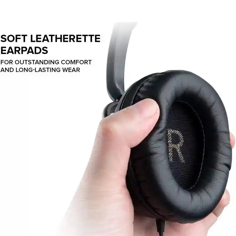 Wireless Over-Ear Headphones with Foster Drivers and Padded Headband Tidesmit