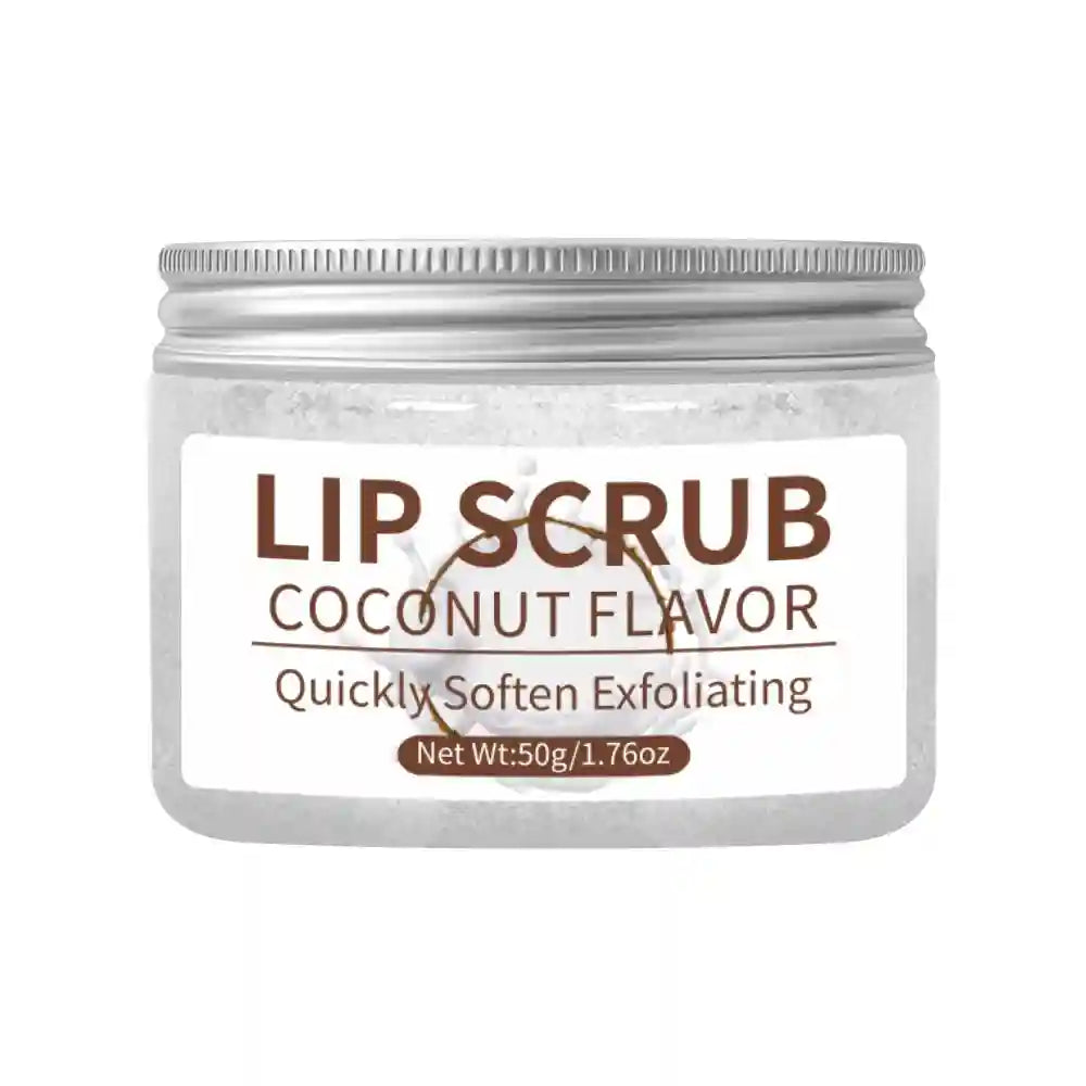Exfoliating Lip Scrub: Moisturizing Fruit Sugar Treatment - 50g Lip Care Coconut Scrub 50g China Mainland Tidesmit