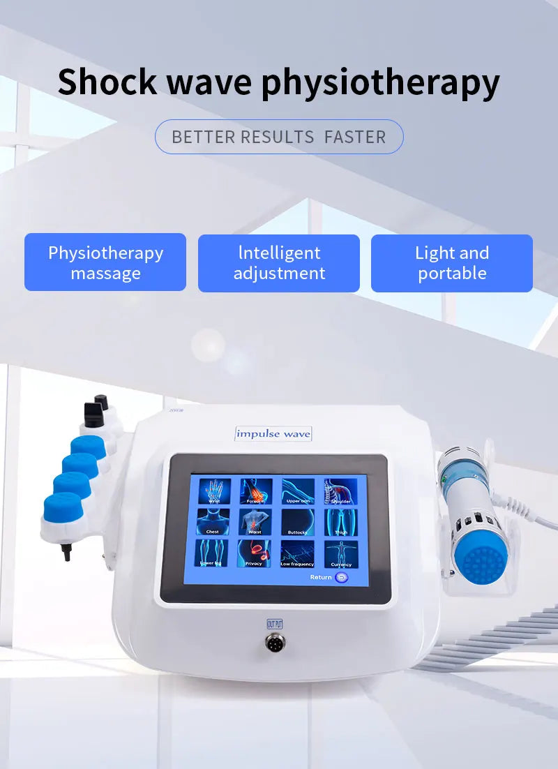 Shockwave Therapy Machine for Back Pain Relief - Tidesmit Professional Grade Massage Chairs Tidesmit