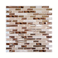 1/10/30 Sheets Gold Mosaic Self-Adhesive Wall Tiles Kitchen Backsplash Bathroom Home Wall DIY Decoration 11.8" x 12"