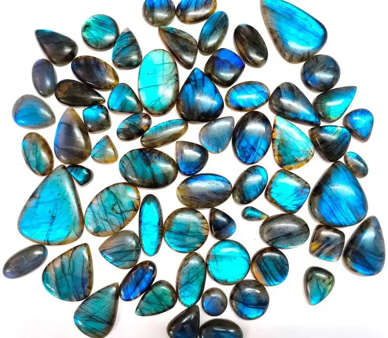 Super Flashy Natural Labradorite Stone Loose Gemstone Lot Rare Quality High-Luster Labradorite From Lab