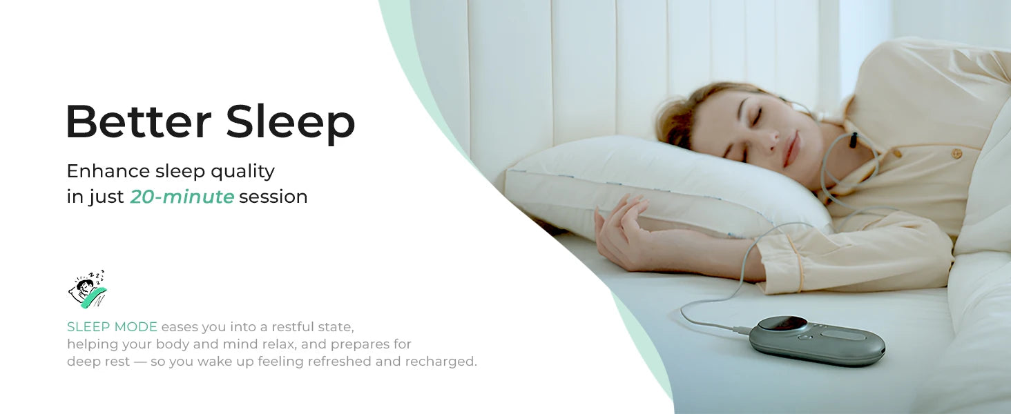 Vagus Nerve Stimulator for Sleep and Anxiety Relief | Tidesmit Relaxation Treatment Tidesmit