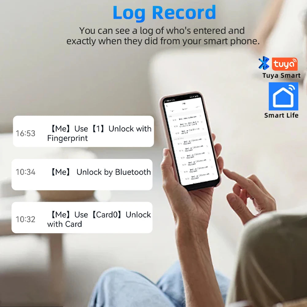 RAYKUBE L12 Tuya BLE Fingerprint Cylinder Electric Digital Door Lock With Waterproof Silicone Cover Password/Key/Tuya APP Unlock