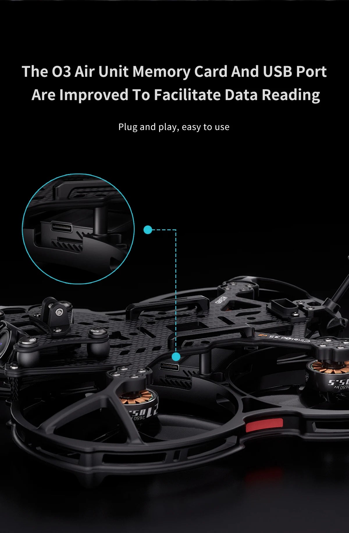 GEPRC Cinelog35 V2 Analog 6S FPV Drone for Freestyle Cinematography Tidesmit