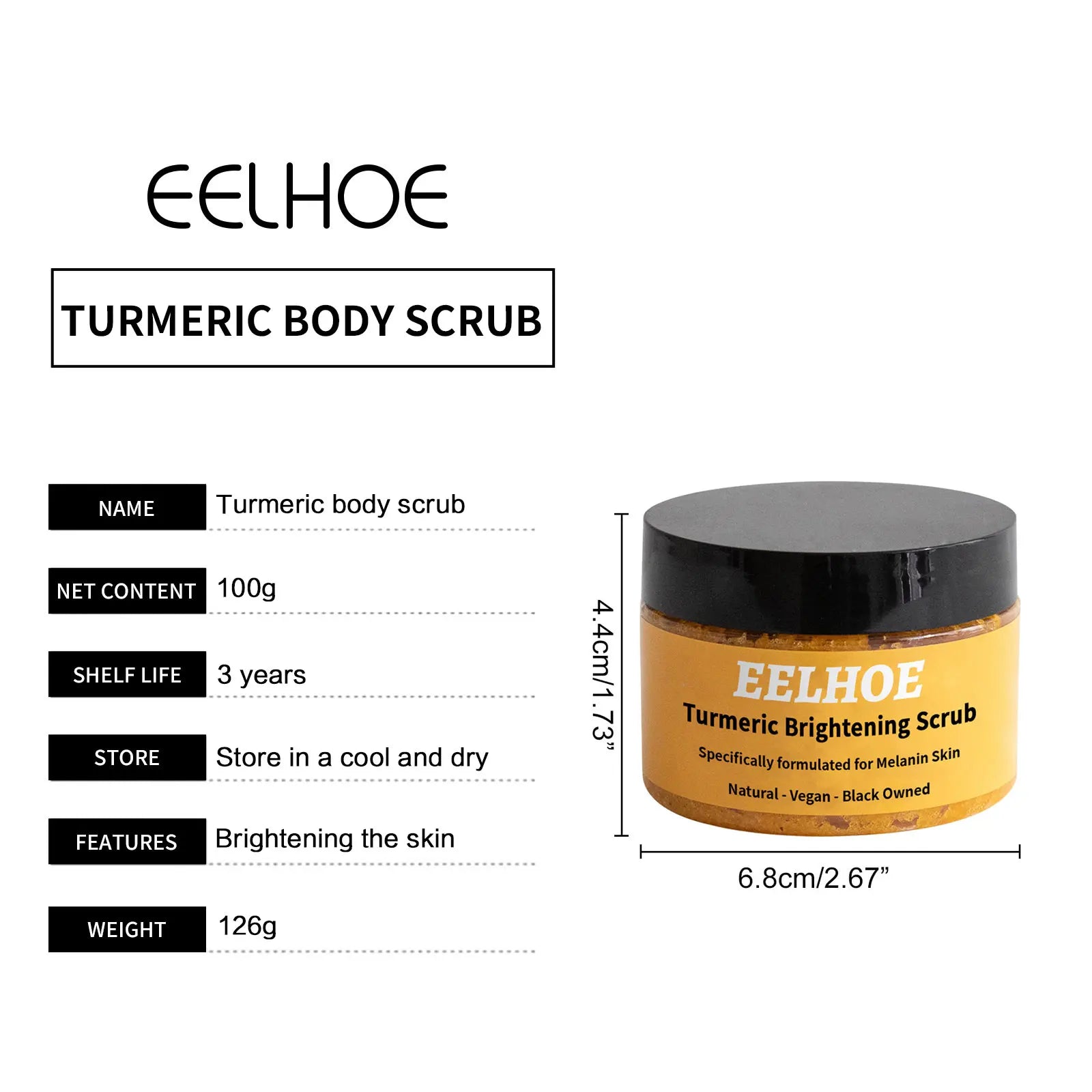 Turmeric Brightening Scrub for Dark Spots - Salon-Quality Glow Treatment Scrubs Treatments Tidesmit