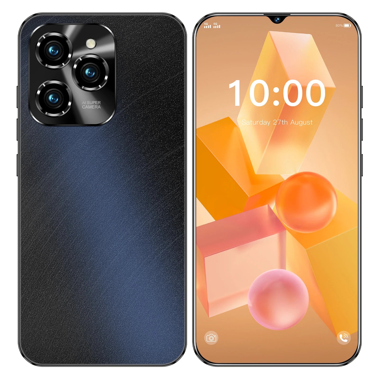 Hot 40 Pro Phone Case: Military-Grade Shockproof Cover Black Tidesmit