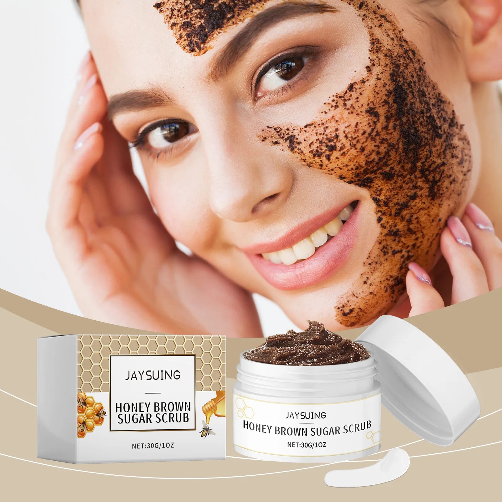 Face Exfoliating Scrub for Acne - Deep Pore Cleansing & Brightening Scrubs Treatments Tidesmit