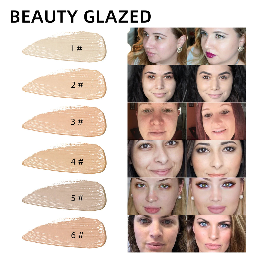 Tidesmit mini matte liquid concealer swatch showing full coverage long-lasting waterproof formula for all skin types