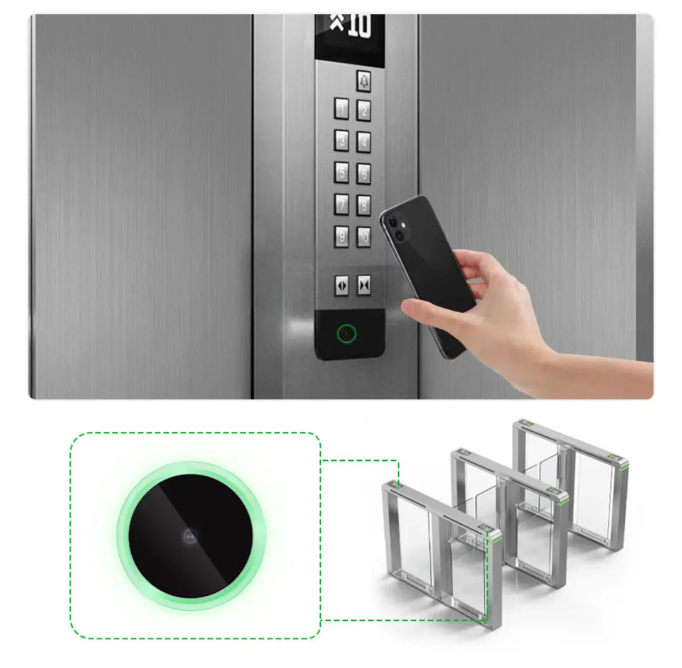 Waveshare Barcode Scanner Module (D),Round 2D Codes,Barcode/QR code Reader, With LED Indicator, Small Size, Easy to Integrate