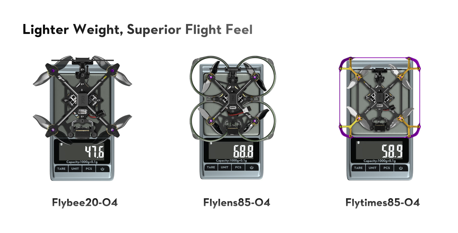 Flywoo Flybee 20 HD O4 FPV Drone | Ultralight 2S Racing Drone Tidesmit