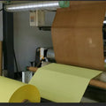 Brown heat-resistant silicone adhesive tape on sealing machine, single-sided roll strip