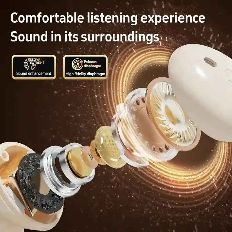 M88 Wireless Active Noise Cancelling Earbuds BT 5.4 by Tidesmit Tidesmit